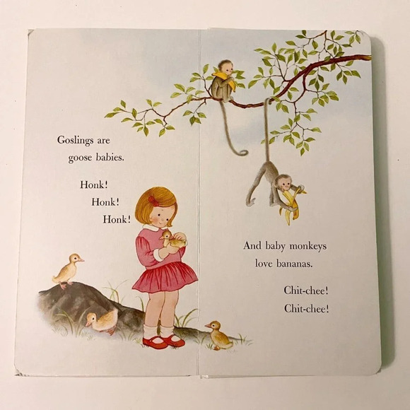 Vintage 1980 Baby Animals Book by Gyo Fujikawa  Grosset and Dunlap Japan - Picture 10 of 11